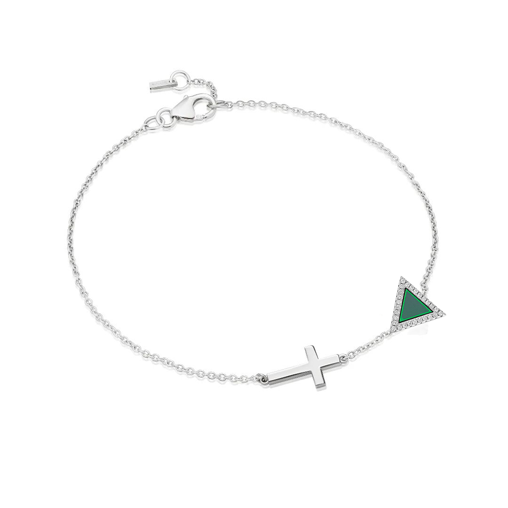 Cross & Trinity Bracelet
