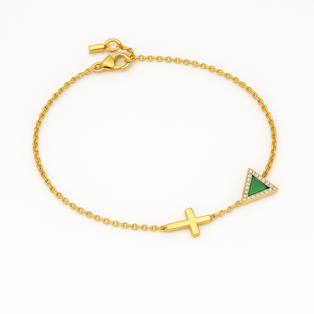 Cross & Trinity Bracelet